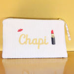 Eventail Doré / Velours côtelé beige clair