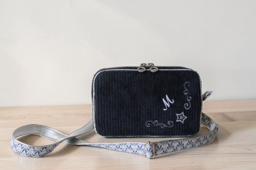 Sac à main personnalisable brodé à double sens