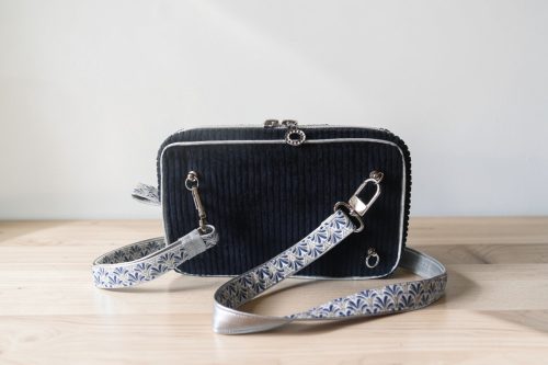 Sac à main personnalisable brodé à double sens