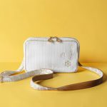 Eventail Doré / Velours côtelé beige clair