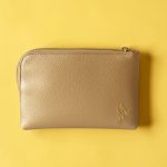 Eventail Doré / Simili Cuir Doré