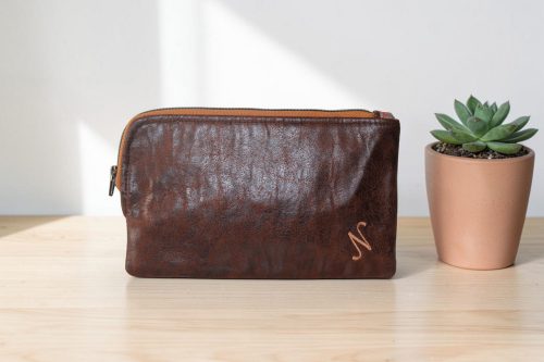 Trousse brodée Homme