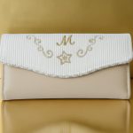Eventail Doré / Velours côtelé beige clair